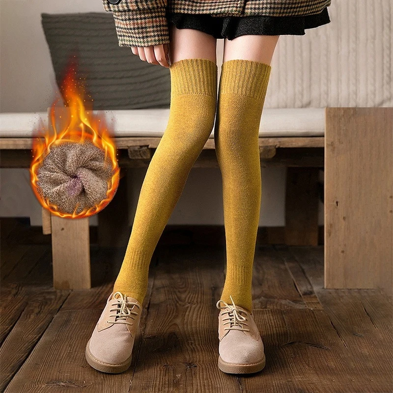 Winter Warm Cotton Thick Terry Socks Women Stockings Casual Thigh High Over Knee High Socks Girls Womens Female Long Knee Sock
Winter Warm Cotton Thick Terry Socks Women Stockings Casual Thigh High Over Knee High Socks Girls Womens Female Long Knee Sock