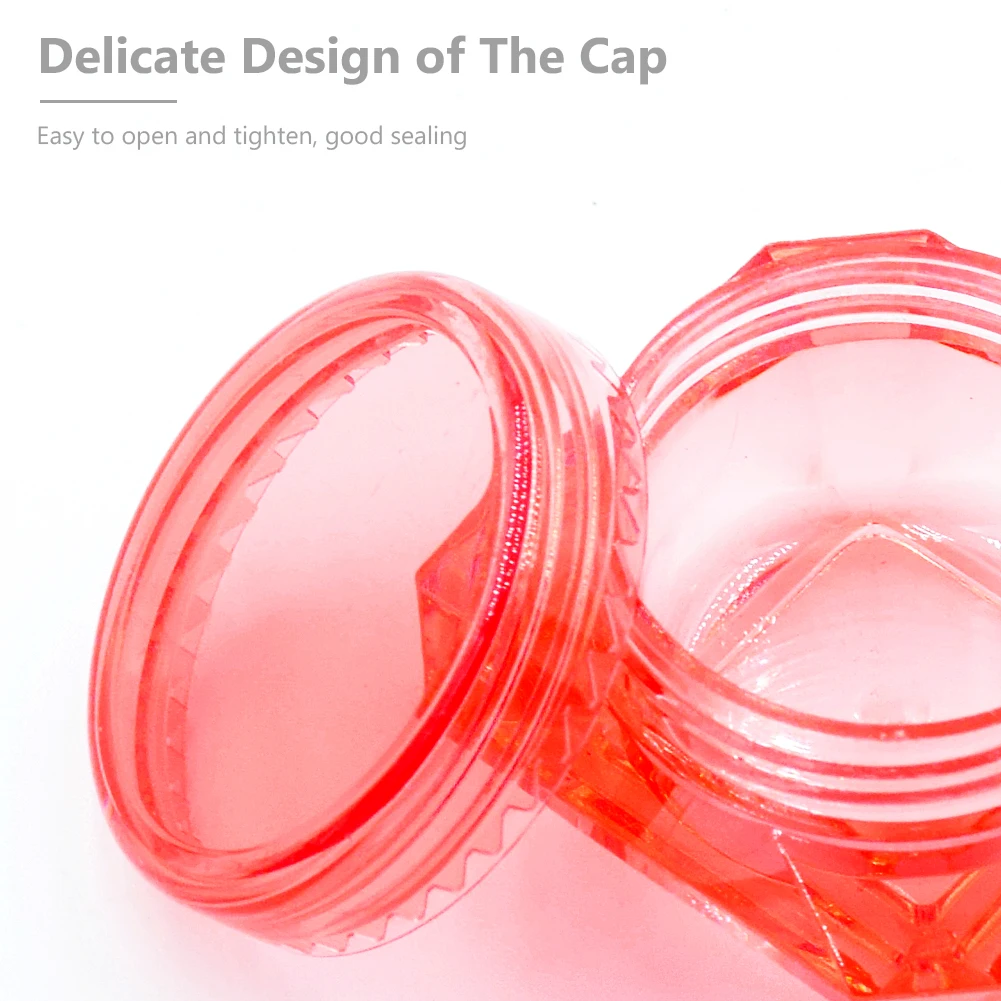 10PCS/Set 3g 5g Plastic Refillable Jar Face Clear Cream Cosmetic Empty Container Diamond Travel Can Tin For Balm 8 Color Bottles
10PCS/Set 3g 5g Plastic Refillable Jar Face Clear Cream Cosmetic Empty Container Diamond Travel Can Tin For Balm 8 Color Bottles