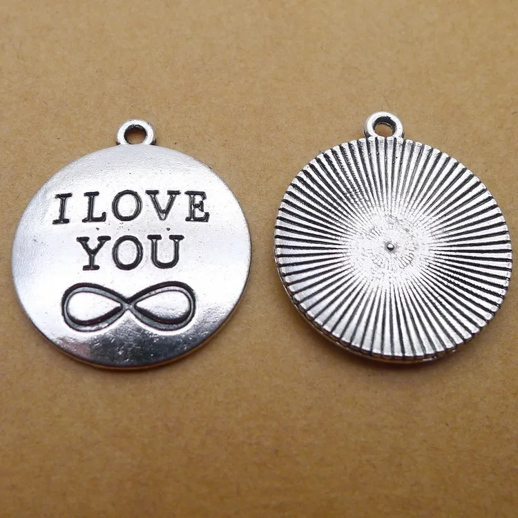 Designer Charms For Bracelets YOU Charms Antique Silver Color 25x28mm 4 Pieces
Designer Charms For Bracelets YOU Charms Antique Silver Color 25x28mm 4 Pieces