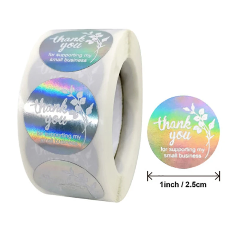500pcs/roll Rainbow Color Thank You Stickers Seal Lables Round Wedding Stickers For Party Favors Decoration
500pcs/roll Rainbow Color Thank You Stickers Seal Lables Round Wedding Stickers For Party Favors Decoration