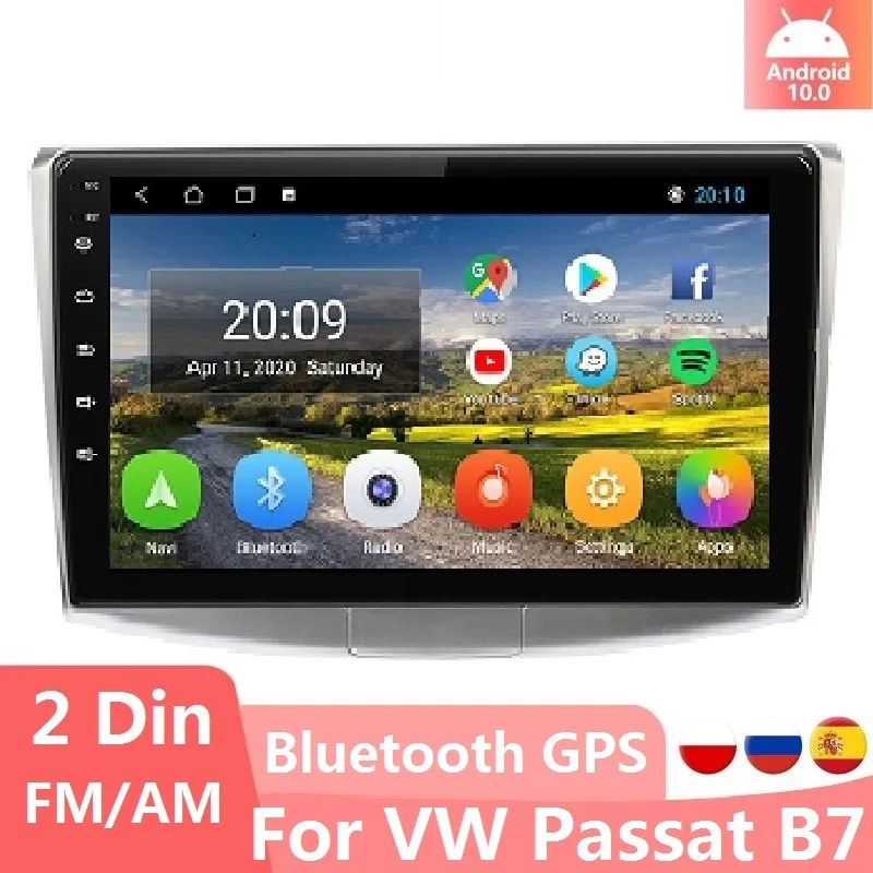 Головное устройство VWB7 2 Din Android 10 для VW Volkswagen Passat B6 B7 2010-2016 автомобильное радио мультимедийный плеер GPS-навигация RDS 4G 2din
Головное устройство VWB7 2 Din Android 10 для VW Volkswagen Passat B6 B7 2010-2016 автомобильное радио мультимедийный плеер GPS-навигация RDS 4G 2din