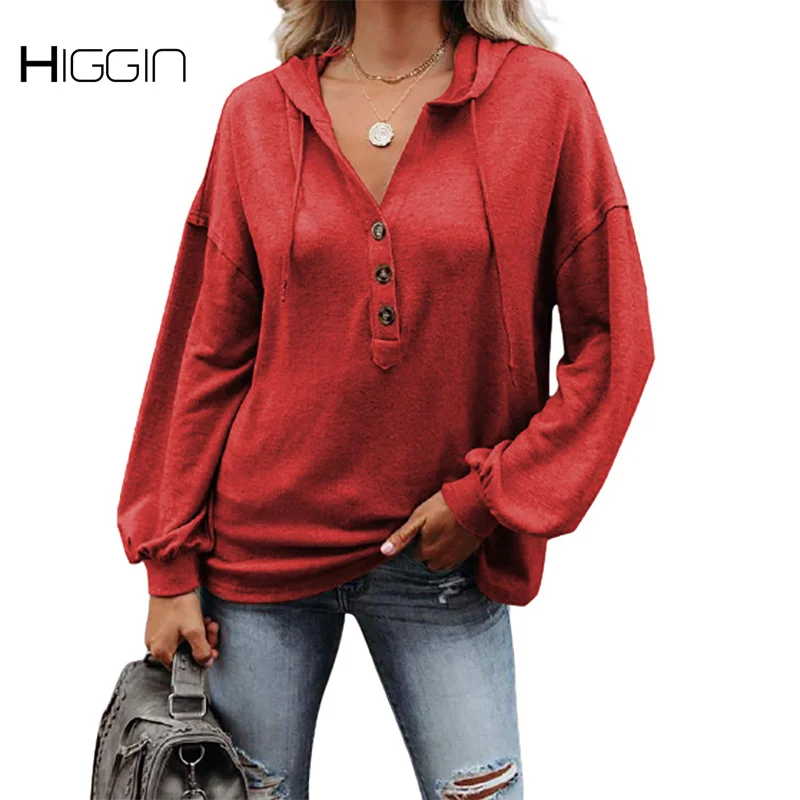 Autumn Lady Hoodies Drop Shoulder Long Sleeve V-Neck Casual Tops Solid Oversized Hooded Pullovers For Women 2021 Winter
Autumn Lady Hoodies Drop Shoulder Long Sleeve V-Neck Casual Tops Solid Oversized Hooded Pullovers For Women 2021 Winter