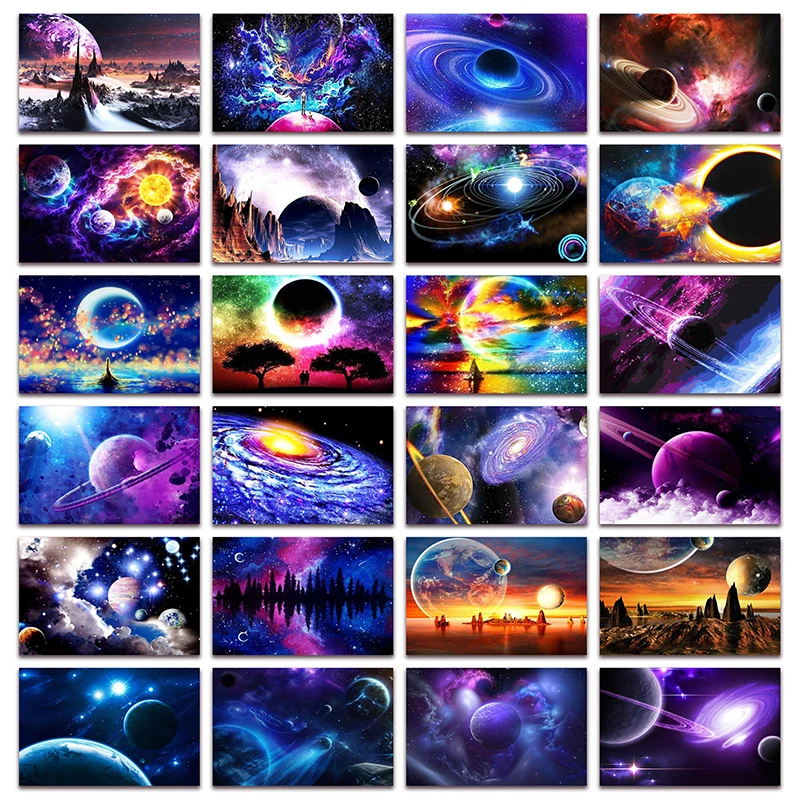 New DIY Full Diamond painting mosaic Planet universe space 5D Diamond embroidery cross stitch Galaxy Starry sky Home decor E089
New DIY Full Diamond painting mosaic Planet universe space 5D Diamond embroidery cross stitch Galaxy Starry sky Home decor E089