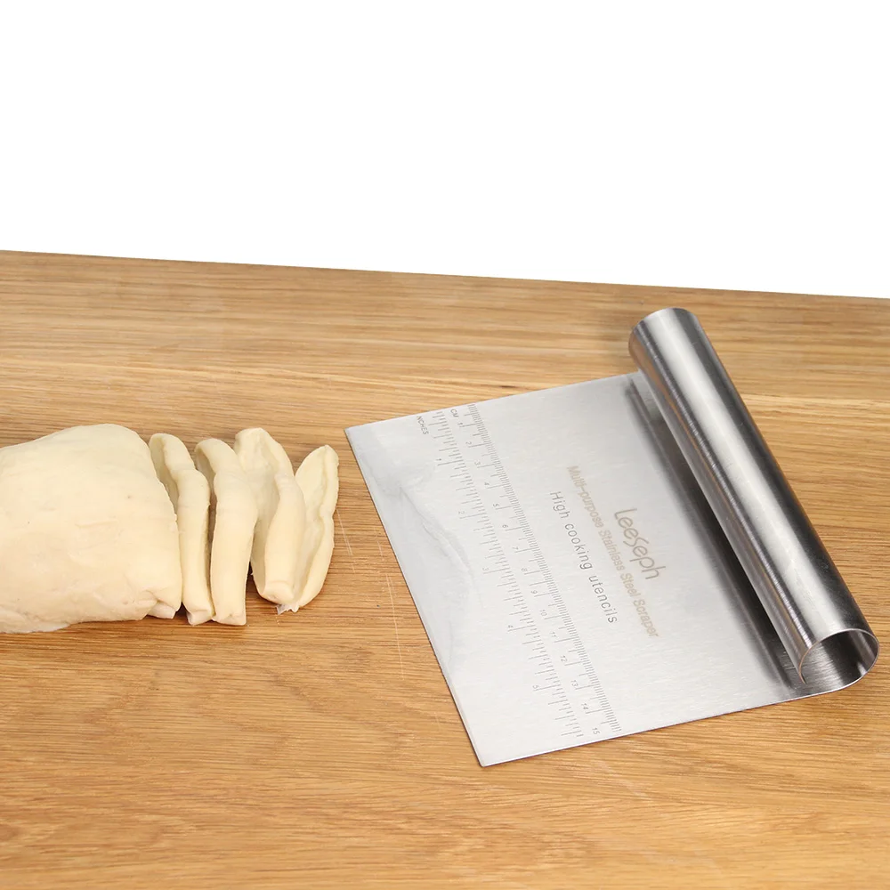 Kitchen Tools Multi-purpose Stainless Steel Scraper & Chopper, Dough Scraper, Pizza Dough Cutter
Kitchen Tools Multi-purpose Stainless Steel Scraper & Chopper, Dough Scraper, Pizza Dough Cutter
