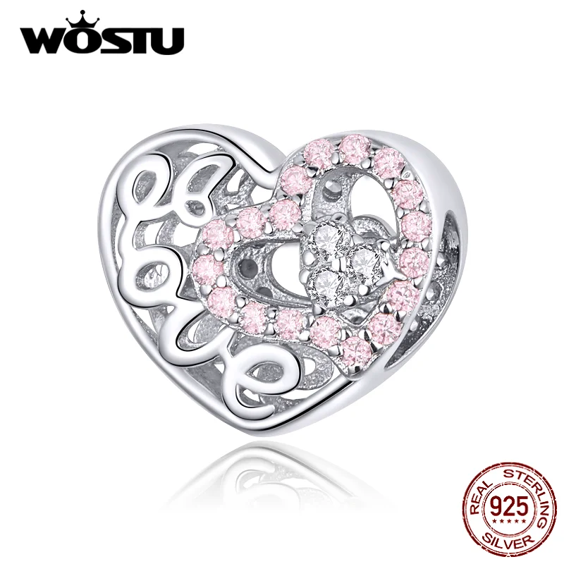 Женский ажурный браслет WOSTU, Ювелирное Украшение из стерлингового серебра 925 пробы с сердечками и розовым цирконием, BKC1301
Женский ажурный браслет WOSTU, Ювелирное Украшение из стерлингового серебра 925 пробы с сердечками и розовым цирконием, BKC1301