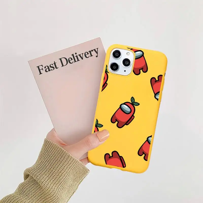 among us game Phone Case Candy Color Yellow for iPhone 11 12 pro XS MAX 8 7 6 6S Plus X 5S SE 2020 XR
among us game Phone Case Candy Color Yellow for iPhone 11 12 pro XS MAX 8 7 6 6S Plus X 5S SE 2020 XR