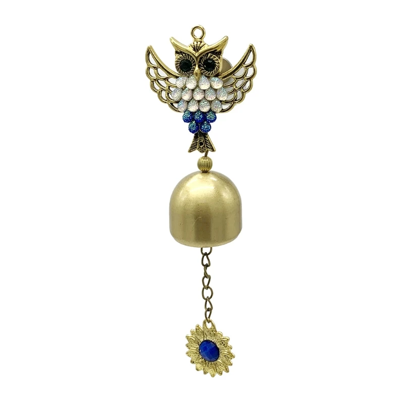 Vintage Owl Shaped Wind Chimes Metal Doorbell Hanging Ornament Pendant Amulet for Indoor Outdoor Patio Wall Decoration
Vintage Owl Shaped Wind Chimes Metal Doorbell Hanging Ornament Pendant Amulet for Indoor Outdoor Patio Wall Decoration