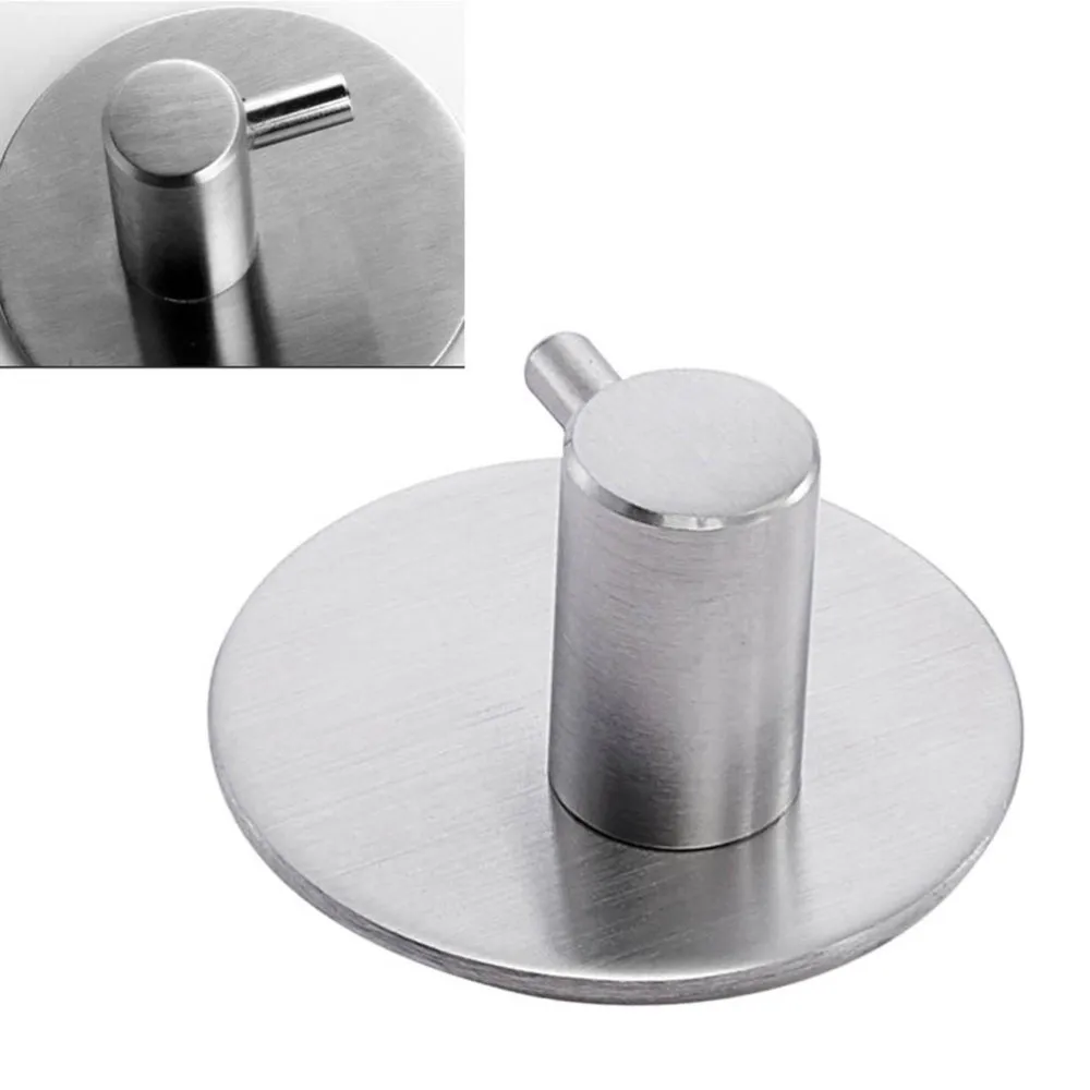 Stainless Steel Bathroom Lavatory Towel Hanger Wall Mounted Single Clothes Hook Non-adhesive Round Hook Cloakroom Organizer
Stainless Steel Bathroom Lavatory Towel Hanger Wall Mounted Single Clothes Hook Non-adhesive Round Hook Cloakroom Organizer