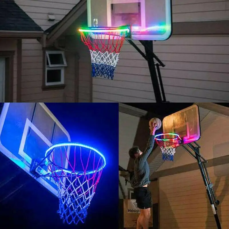1 Pcs LED Basketball Frame Color Light Induction Solar Color Changing Luminous Basket Frame Light Night Sports Hoop Strip Light
1 Pcs LED Basketball Frame Color Light Induction Solar Color Changing Luminous Basket Frame Light Night Sports Hoop Strip Light