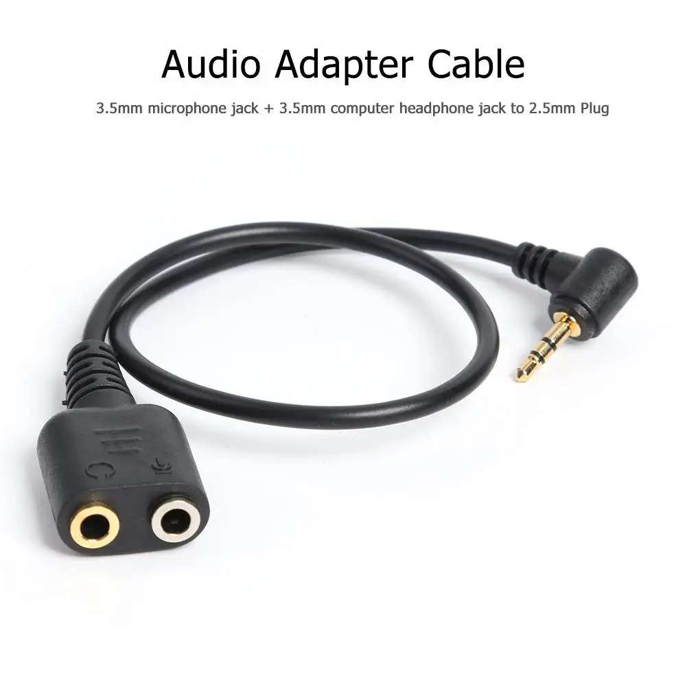 2.5mm Male to 2 3.5mm Female Adapter Y Splitter Cable Corrosion Resistance Long Service Life for Panasonic Telephone
2.5mm Male to 2 3.5mm Female Adapter Y Splitter Cable Corrosion Resistance Long Service Life for Panasonic Telephone