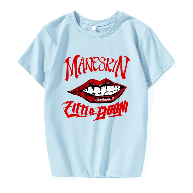 Maneskin Print Spring Summer Holiday Street Graffiti Style Men/women Casual 100% Cotton T-shirt Novelty Street Hip Hop Style
Maneskin Print Spring Summer Holiday Street Graffiti Style Men/women Casual 100% Cotton T-shirt Novelty Street Hip Hop Style