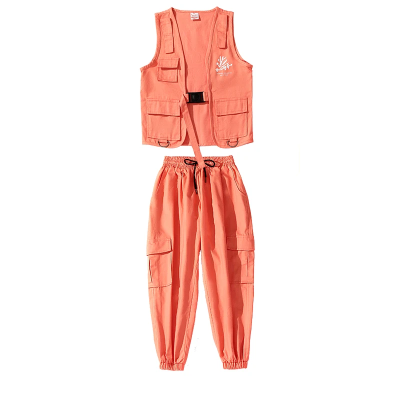 2020 New Hip-Hop Dance Costumes Kids Hiphop Vest Suit Boys Girls Jazz Modern Dance Clothes Street Wear Performance Clothes
2020 New Hip-Hop Dance Costumes Kids Hiphop Vest Suit Boys Girls Jazz Modern Dance Clothes Street Wear Performance Clothes