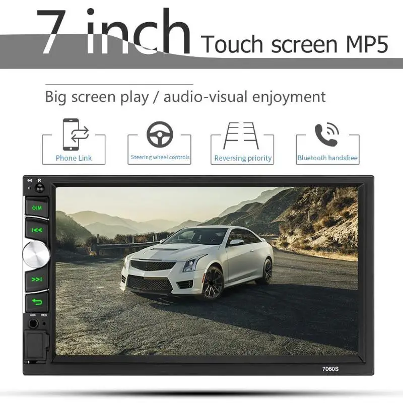 7 inch 2 DIN Touch Screen Car In-Dash Stereo Bluetooth4.0 Mirror Link FM Radio Multimedia MP4 MP5 Media Player Head Unit Stereos
7 inch 2 DIN Touch Screen Car In-Dash Stereo Bluetooth4.0 Mirror Link FM Radio Multimedia MP4 MP5 Media Player Head Unit Stereos