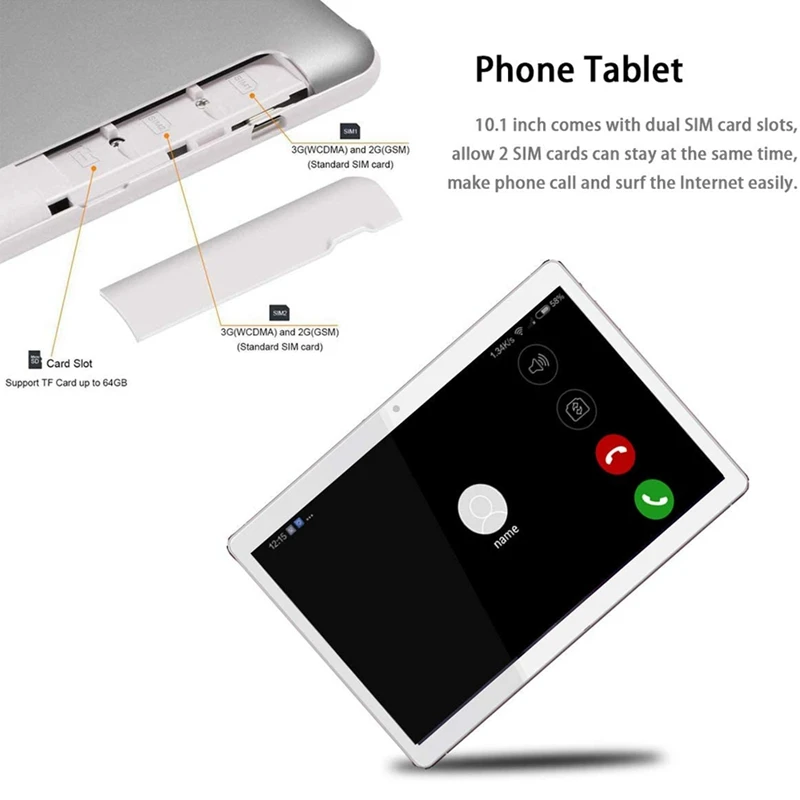 10.1 Inch Tablet PC Android 8.0 1280X800 IPS HD Sn 4G Phone Call 2GB RAM+32GB ROM Bluetooth Wifi GPS Tablet
10.1 Inch Tablet PC Android 8.0 1280X800 IPS HD Sn 4G Phone Call 2GB RAM+32GB ROM Bluetooth Wifi GPS Tablet