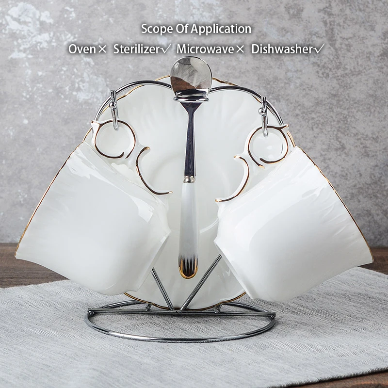 Concise Bone China Coffee Set Europe Porcelain Tea Set Ceramic Pot Creamer Sugar Bowl Teapot Coffee Cup Tea Cup Coffeeware
Concise Bone China Coffee Set Europe Porcelain Tea Set Ceramic Pot Creamer Sugar Bowl Teapot Coffee Cup Tea Cup Coffeeware