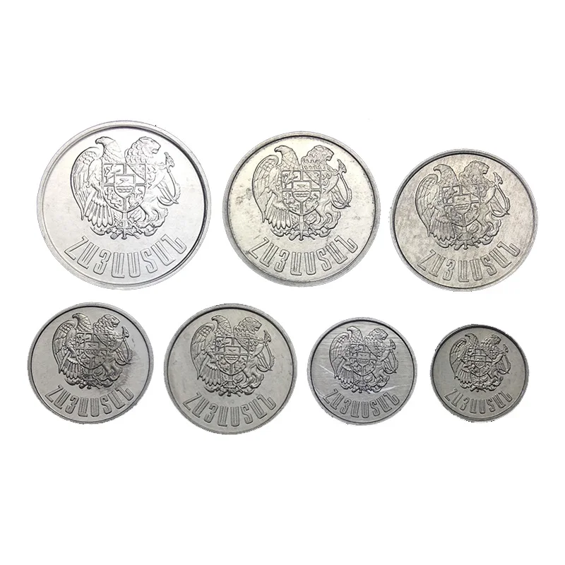 Armenian Coins Europe New Original Coins 7pieces/Set Collectible Edition Real Rare Unc Commemorative Coin
Armenian Coins Europe New Original Coins 7pieces/Set Collectible Edition Real Rare Unc Commemorative Coin