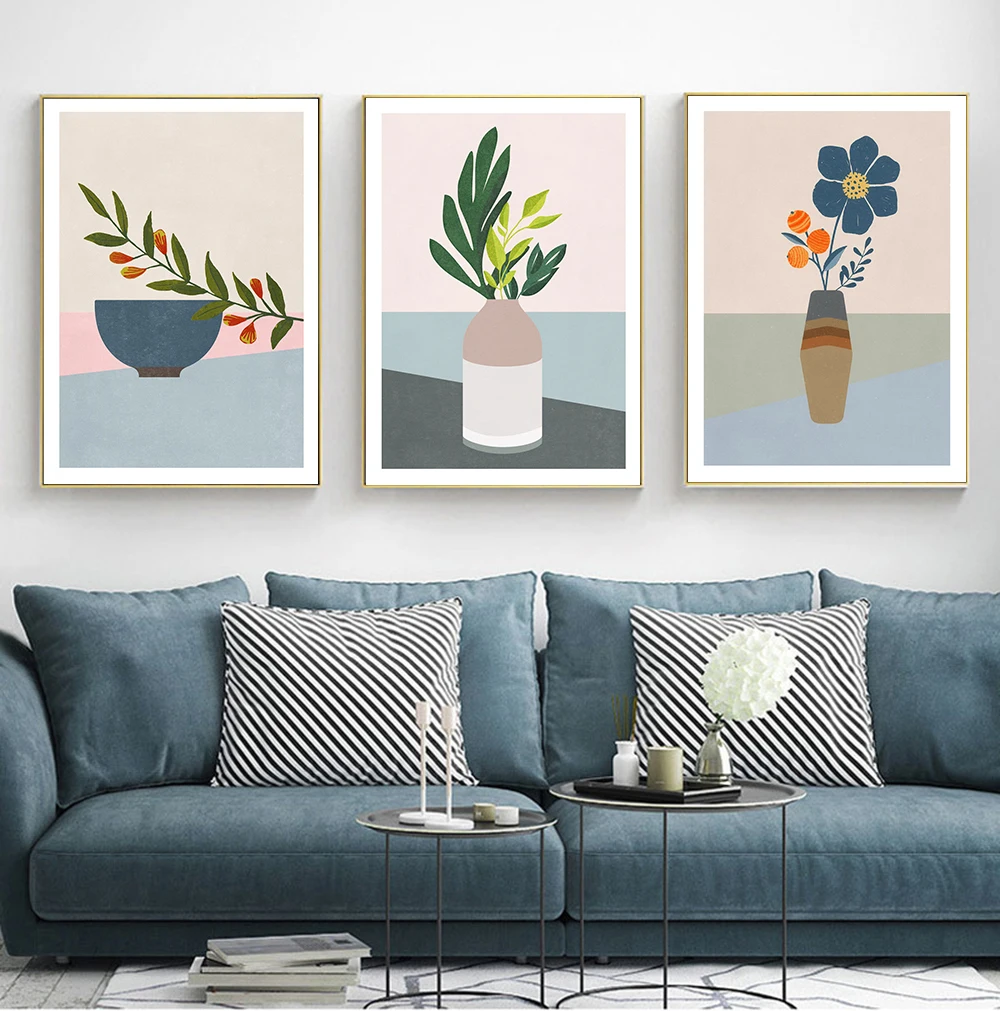 Abstract Canvas Painting Nordic Poster Plant Simple Vase Wall Art Pictures For Living Room Modern Decorative Prins On The Wall
Abstract Canvas Painting Nordic Poster Plant Simple Vase Wall Art Pictures For Living Room Modern Decorative Prins On The Wall