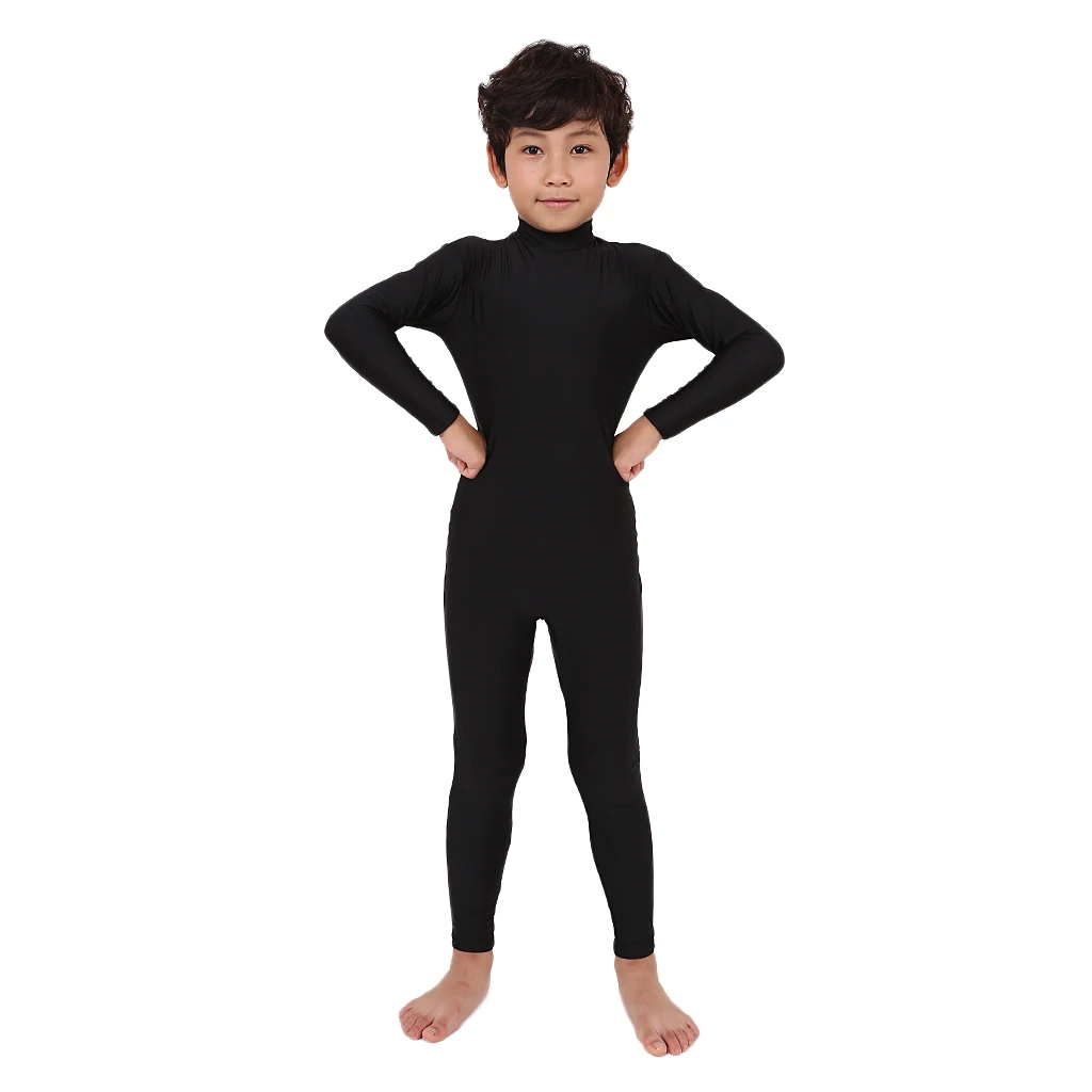 Детские костюмы Zentai из спандекса с ложным воротником и длинным рукавом, костюмы, боди
Детские костюмы Zentai из спандекса с ложным воротником и длинным рукавом, костюмы, боди