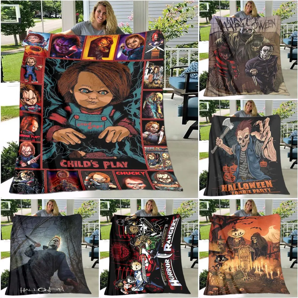 Halloween Horror Pumpkin Movies Blanket Sofa Blankets for Beds Super Soft Warm Blanket Cover Flannel Throw Blanket
Halloween Horror Pumpkin Movies Blanket Sofa Blankets for Beds Super Soft Warm Blanket Cover Flannel Throw Blanket