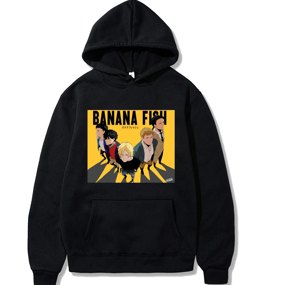 Men's Hoodies Banana Fish Harajuku Unisex Hoodies Japanese Anime Printed Fun Streetwear Fashion Casual Male's Sweatshirt Hoodies 
Men's Hoodies Banana Fish Harajuku Unisex Hoodies Japanese Anime Printed Fun Streetwear Fashion Casual Male's Sweatshirt Hoodies