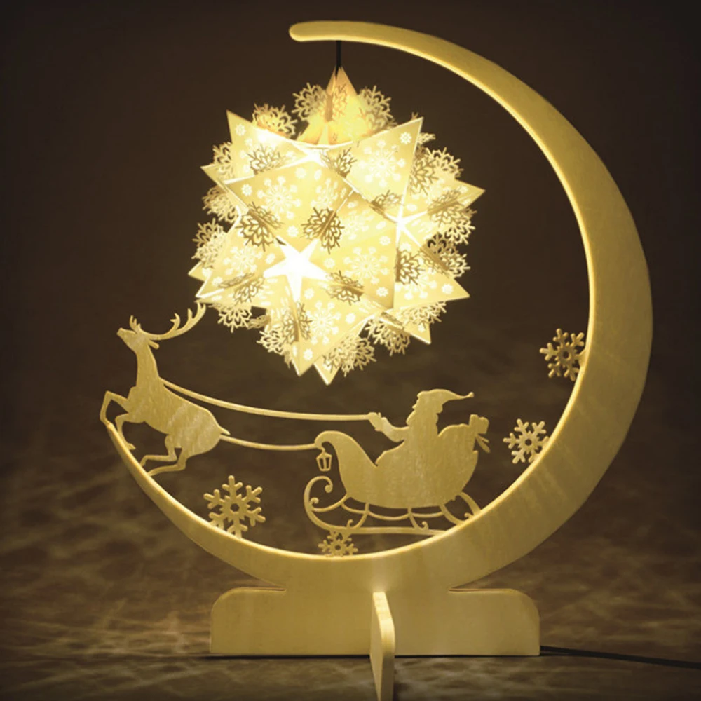 Christmas Paper Carving Lanterns Creative Moon Snkowflake Night Light Custom DIY USB Fairy Lights For Home Kids Bedroom Decor
Christmas Paper Carving Lanterns Creative Moon Snkowflake Night Light Custom DIY USB Fairy Lights For Home Kids Bedroom Decor