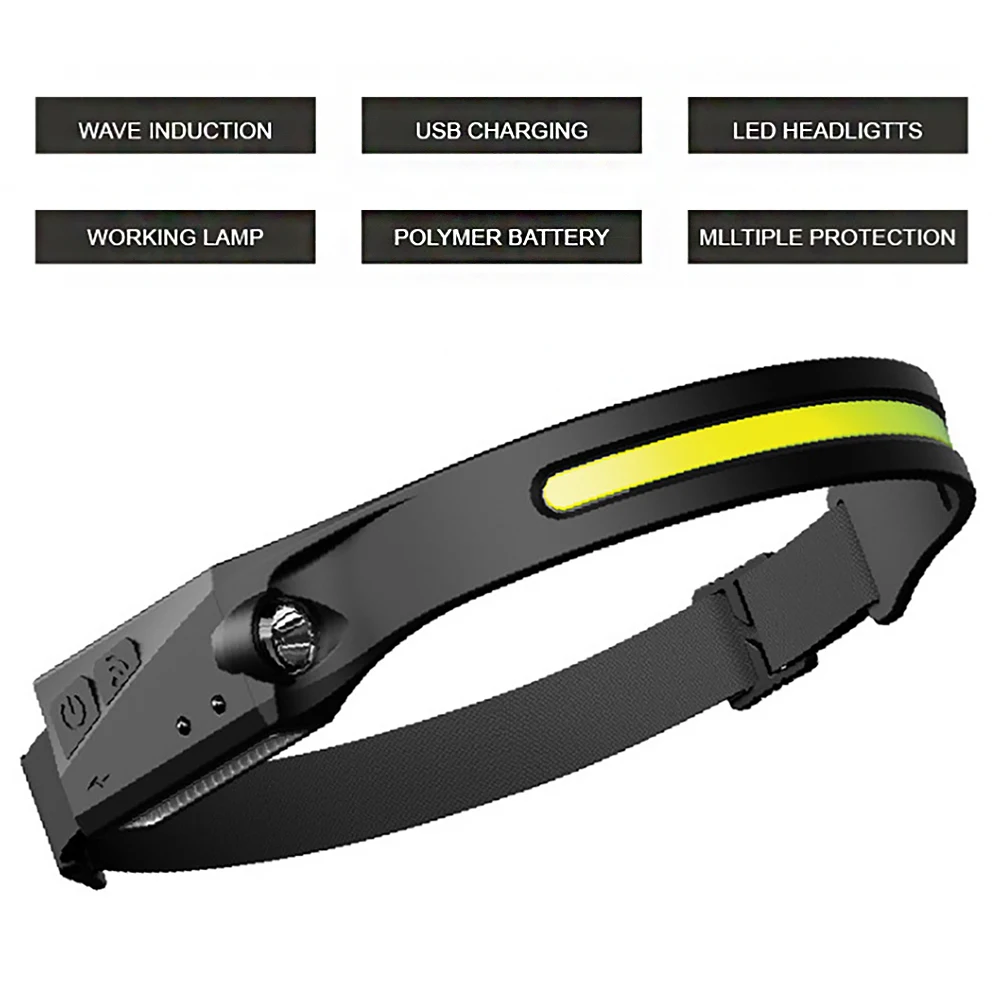 Strong Brightness Induction Riding Headlamp USB Rechargeable Waterproof Hunting Fishing Flashlight Work Light Warning Torch
Strong Brightness Induction Riding Headlamp USB Rechargeable Waterproof Hunting Fishing Flashlight Work Light Warning Torch