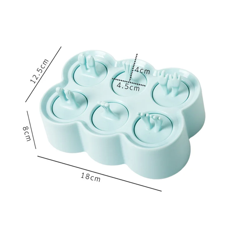 Homemade DIY Ice Cream Mold 6 Cells Ice Cube Molds Summer Popsicle Maker Platsic Kitchen Tools Randomly Color Lolly Mould
Homemade DIY Ice Cream Mold 6 Cells Ice Cube Molds Summer Popsicle Maker Platsic Kitchen Tools Randomly Color Lolly Mould