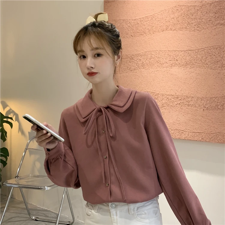 Loose Preppy Style Turn-down Collar Women's Clothing Blouses Spring Autumn Fashion Brand Long Sleeve Shirts New Ladies Tops
Loose Preppy Style Turn-down Collar Women's Clothing Blouses Spring Autumn Fashion Brand Long Sleeve Shirts New Ladies Tops