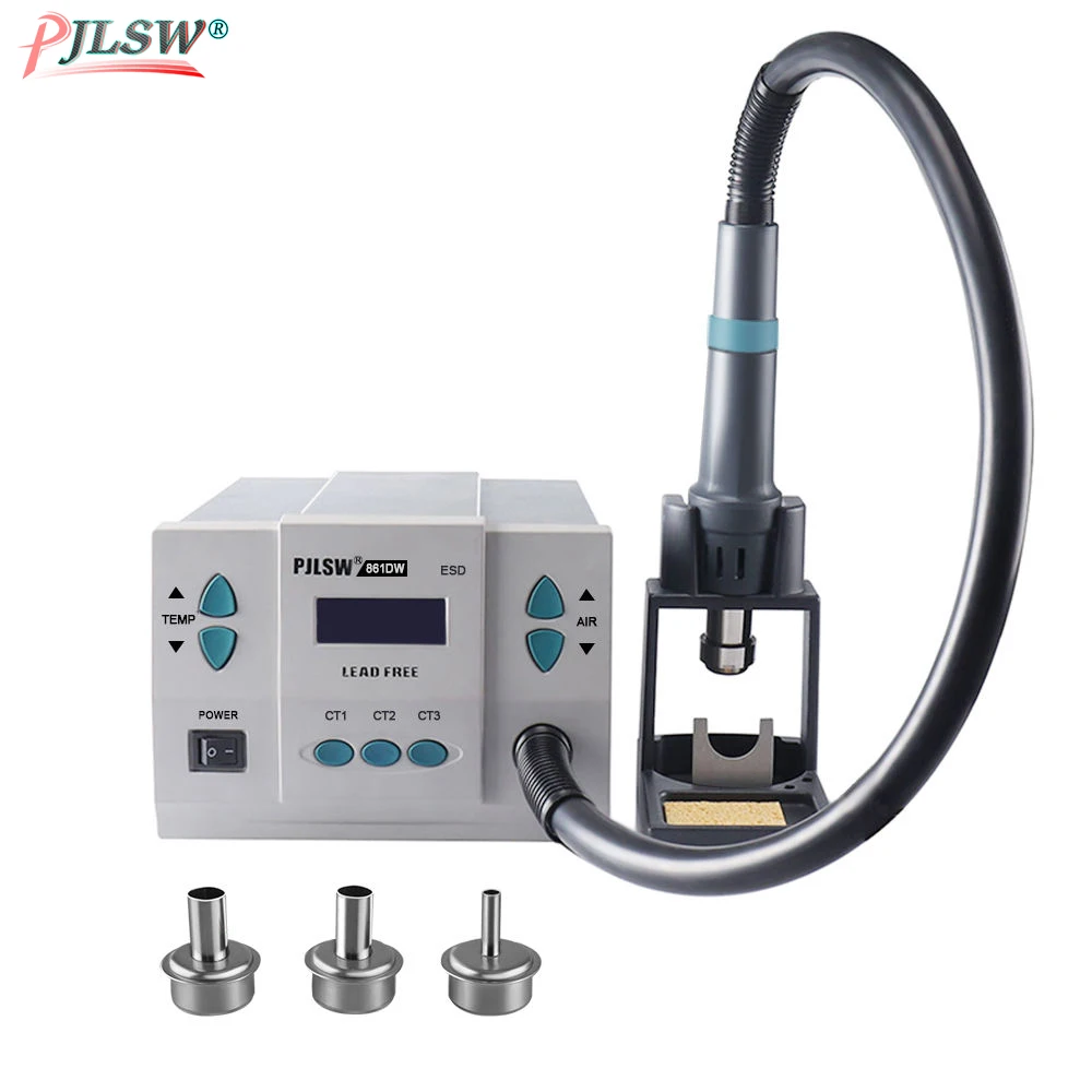 Original 900W220/110V PJLSW 861DW heat gun lead free hot air soldering station microcomputer temperature Rework Station
Original 900W220/110V PJLSW 861DW heat gun lead free hot air soldering station microcomputer temperature Rework Station