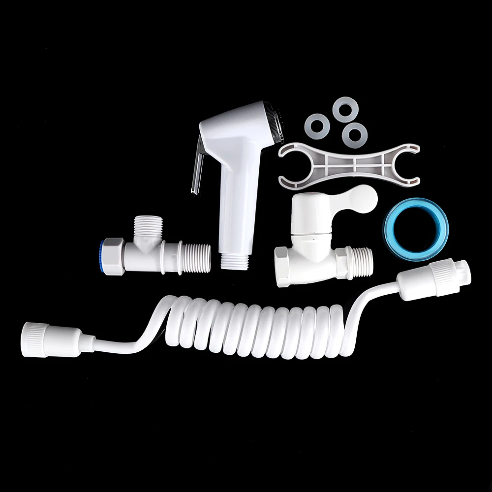 Bidet ABS Portable Sprayer Set Handheld Toilet Bidet Retractable Spring Hose Adapter Free Mounting Bracket Switch Cleaning Tool
Bidet ABS Portable Sprayer Set Handheld Toilet Bidet Retractable Spring Hose Adapter Free Mounting Bracket Switch Cleaning Tool
