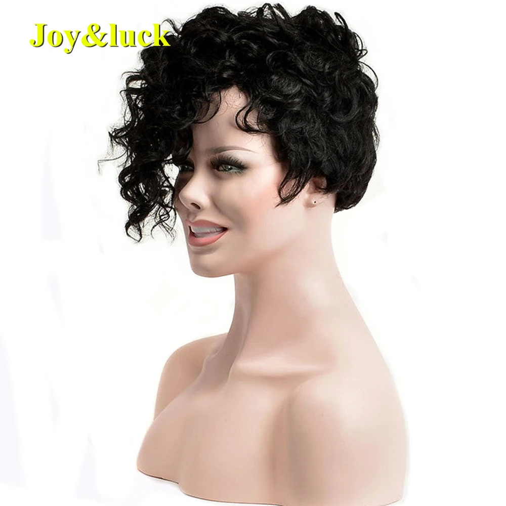 Парик для косплея Joy & Luck Женский, синтетический черный, с короткими натуральными вьющимися волосами и челкой, для вечеривечерние
Парик для косплея Joy & Luck Женский, синтетический черный, с короткими натуральными вьющимися волосами и челкой, для вечеривечерние