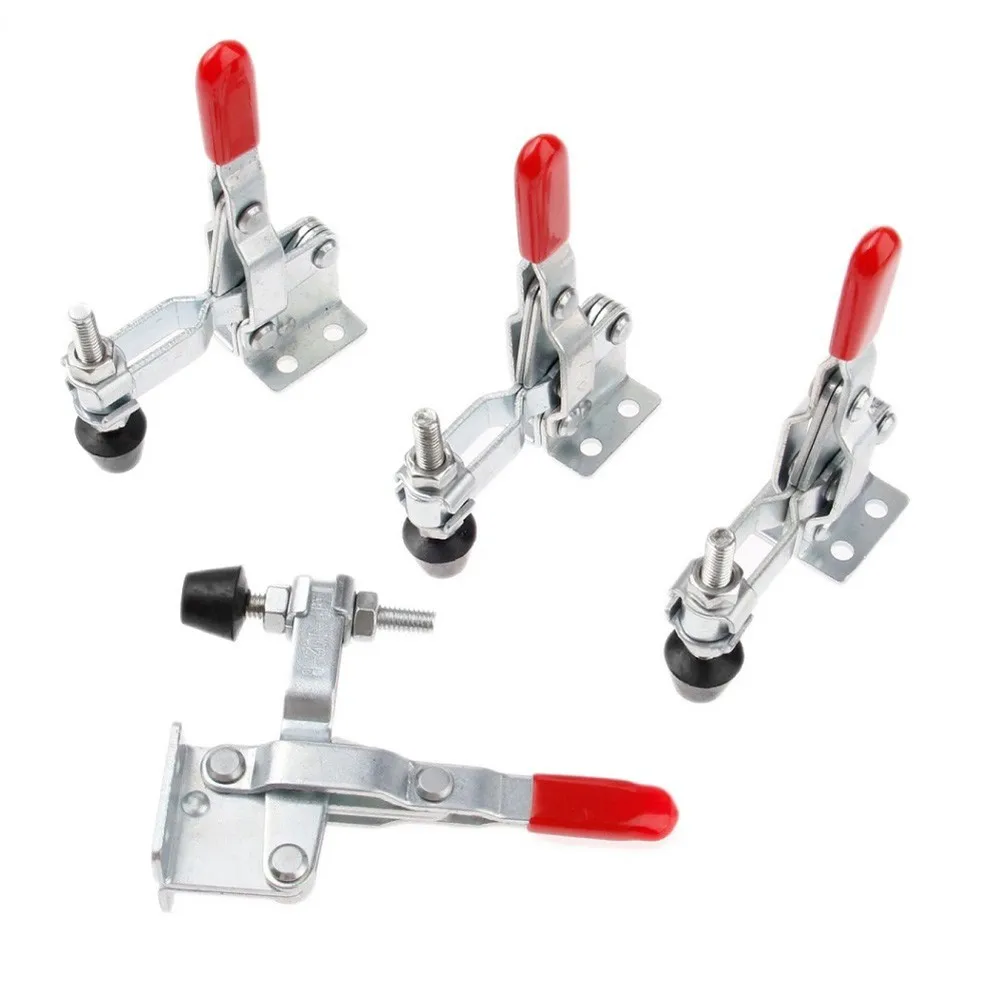 Quick Fixture Toggle Clamp Clips Galvanized Iron Quick Fixture Toggle Clamp Woodworking Workshop Equipment 4PCS
Quick Fixture Toggle Clamp Clips Galvanized Iron Quick Fixture Toggle Clamp Woodworking Workshop Equipment 4PCS