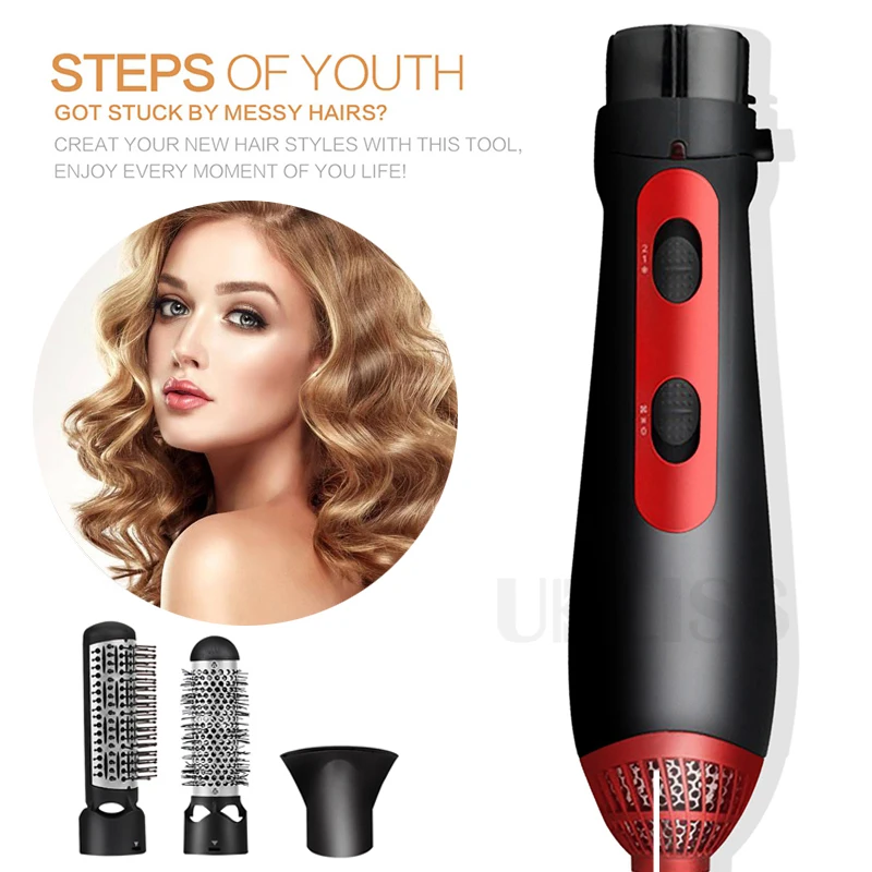 Multifunctional Hot Air Hair Dryer And Comb 3 In 1 Straightening Brush Negative Ion Hair Curling Straightening Volumizer Styler
Multifunctional Hot Air Hair Dryer And Comb 3 In 1 Straightening Brush Negative Ion Hair Curling Straightening Volumizer Styler