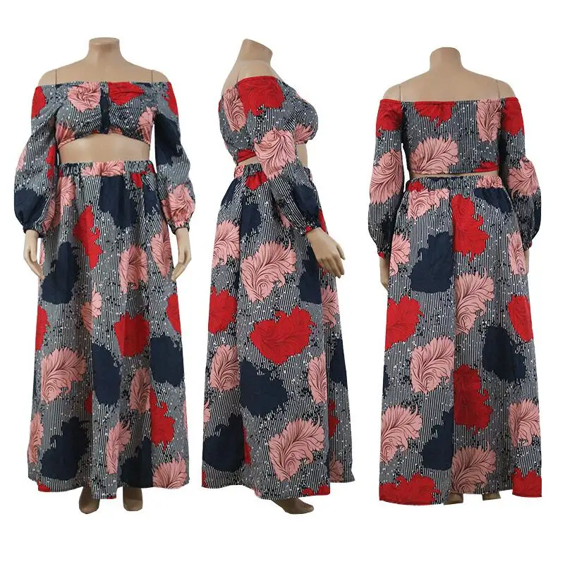 Women Oversized Slash Neck Full Puff Sleeve Crop Top+Skirt Suit Sexy Fashion 2 Piece Print sets Plus Size Outfits Casual
Women Oversized Slash Neck Full Puff Sleeve Crop Top+Skirt Suit Sexy Fashion 2 Piece Print sets Plus Size Outfits Casual