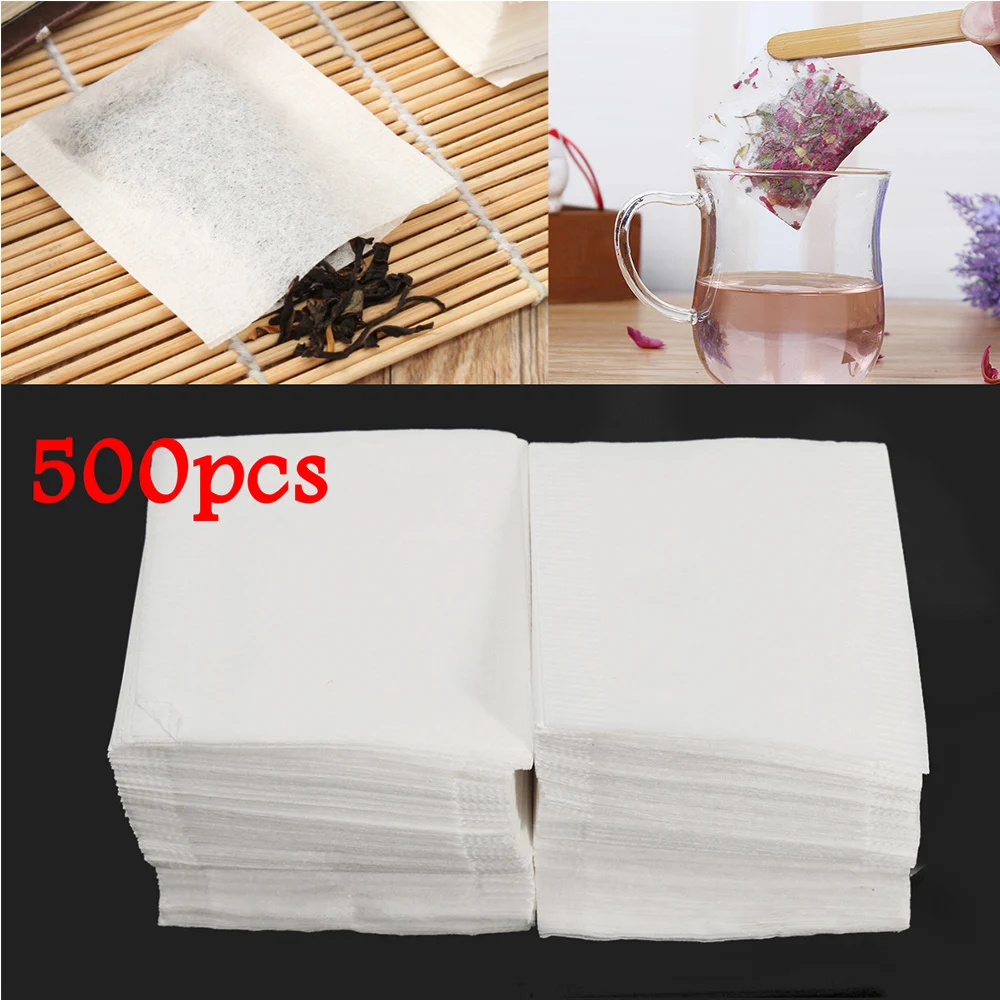 Herb Empty Teabags Loose Tea Bags Heat Seal Eco-friendly Soft Pepper Powder 500Pcs Filter 5.5x6.2cm Pro Top 2018
Herb Empty Teabags Loose Tea Bags Heat Seal Eco-friendly Soft Pepper Powder 500Pcs Filter 5.5x6.2cm Pro Top 2018
