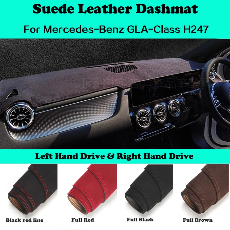 For Mercedes-Benz GLA-Class H247 180d 220 GLA250 2020 2021 Suede Leather Dashmat Dashboard Cover Pad Dash Mat Carpet Car-styling
For Mercedes-Benz GLA-Class H247 180d 220 GLA250 2020 2021 Suede Leather Dashmat Dashboard Cover Pad Dash Mat Carpet Car-styling