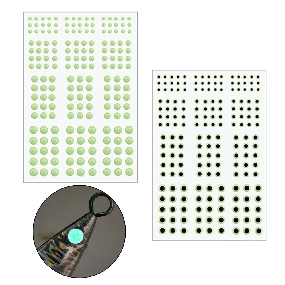 183pcs/Sheet Super-Luminous 3D Fishing Lure Eyes Jig DIY Fly Tying Glow Fish Eye Lifelike 3/4/5/6mm For Fly Tying Lure Making
183pcs/Sheet Super-Luminous 3D Fishing Lure Eyes Jig DIY Fly Tying Glow Fish Eye Lifelike 3/4/5/6mm For Fly Tying Lure Making
