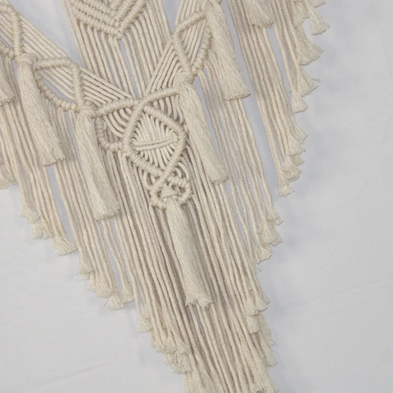 Wall Hanging Macrame Tapestry Hand-Woven Boho Crafts Decoration Chic Room Bedroom Geometric Decoration Macrame Tapestry
Wall Hanging Macrame Tapestry Hand-Woven Boho Crafts Decoration Chic Room Bedroom Geometric Decoration Macrame Tapestry