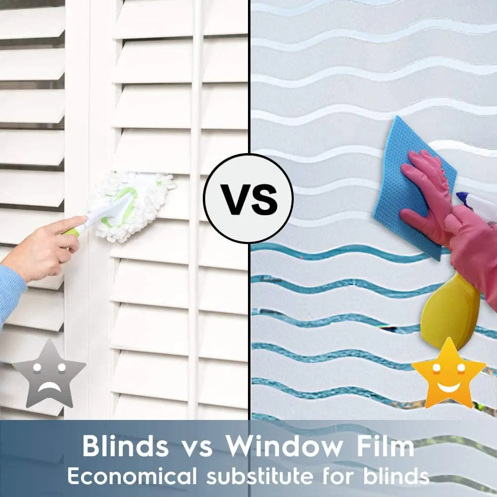 LUCKYYJ Frosted Window Film Privacy Self-adhesive Glass Film Stripe Wave Window Sticker Decor Static Cling Vinyl Window Clings
LUCKYYJ Frosted Window Film Privacy Self-adhesive Glass Film Stripe Wave Window Sticker Decor Static Cling Vinyl Window Clings
