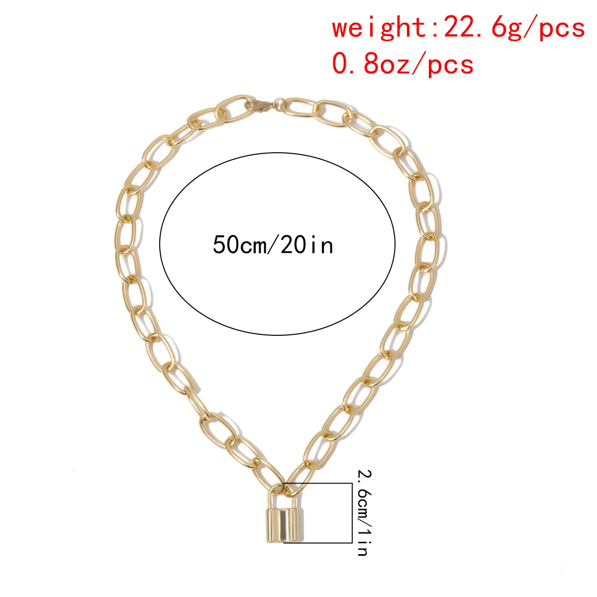 Gothic Punk Lock Choker Necklace Collares Statement Boho Link Chunky Chain Padlock Pendant Necklace Women/Men Jewelry Steampunk 
Gothic Punk Lock Choker Necklace Collares Statement Boho Link Chunky Chain Padlock Pendant Necklace Women/Men Jewelry Steampunk
