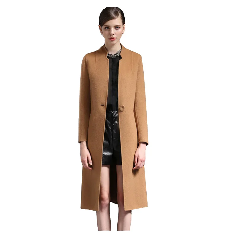 Women Long Wool Coat Elegant 2021 Autumn Winter Single Breasted Ladies Long Sleeve Outerwear Notched Collar Parka Jacket Vintage
Women Long Wool Coat Elegant 2021 Autumn Winter Single Breasted Ladies Long Sleeve Outerwear Notched Collar Parka Jacket Vintage