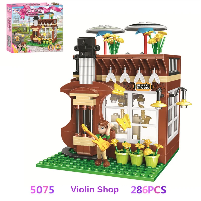 Girl Puzzle Stitching Brick Toys Yuli Park Mini Street View building blocks Costume Model Shop Surprise House kid's Gift
Girl Puzzle Stitching Brick Toys Yuli Park Mini Street View building blocks Costume Model Shop Surprise House kid's Gift