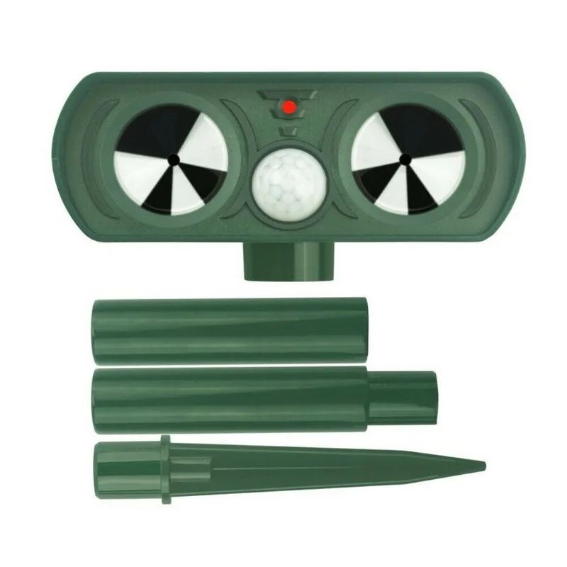 Solar Powered Ultrasonic Repeller Animal Chaser Outdoor Use Garden Repellent Cat Dog Fox Sonic Deterrent Scarer Repellent WJ826
Solar Powered Ultrasonic Repeller Animal Chaser Outdoor Use Garden Repellent Cat Dog Fox Sonic Deterrent Scarer Repellent WJ826