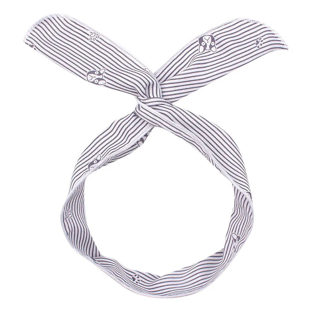 Headband Women's Hair Accesories Wire Straight Band Dog Striped Print Hoop Velvet Turban | Аксессуары для одежды