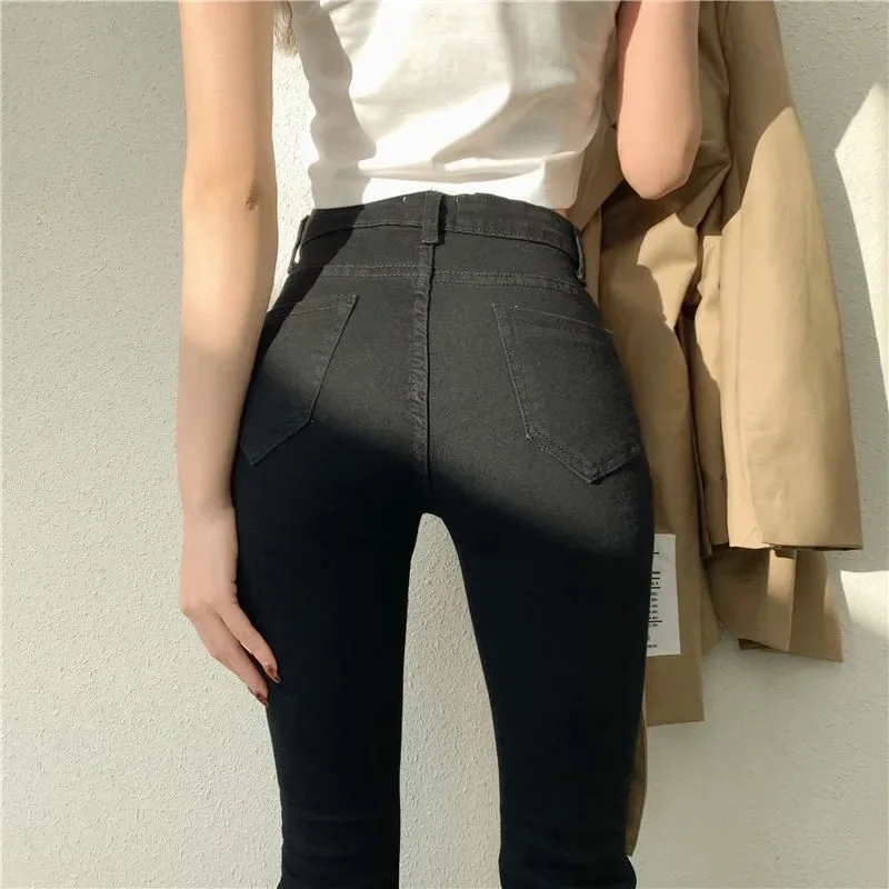 2021 Spring and Autumn New Retro High Waist lace up pants slim flared pants versatile jeans pants women's wear
2021 Spring and Autumn New Retro High Waist lace up pants slim flared pants versatile jeans pants women's wear