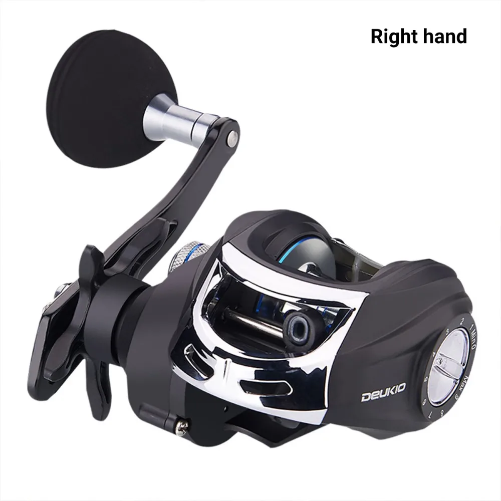 Baitcasting Fishing Reel High Speed 7.2:1 Water Drop Wheel with Single Rocker TT101 EVA Knob Saltwater Sea Fishing Reel
Baitcasting Fishing Reel High Speed 7.2:1 Water Drop Wheel with Single Rocker TT101 EVA Knob Saltwater Sea Fishing Reel
