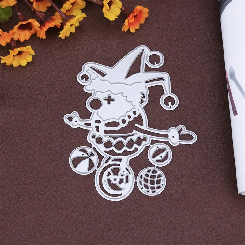 Metal Cutting Dies Cut Mold Clown Decoration Scrapbook Paper Craft Knife Mould Blade Punch Stencils New
Metal Cutting Dies Cut Mold Clown Decoration Scrapbook Paper Craft Knife Mould Blade Punch Stencils New