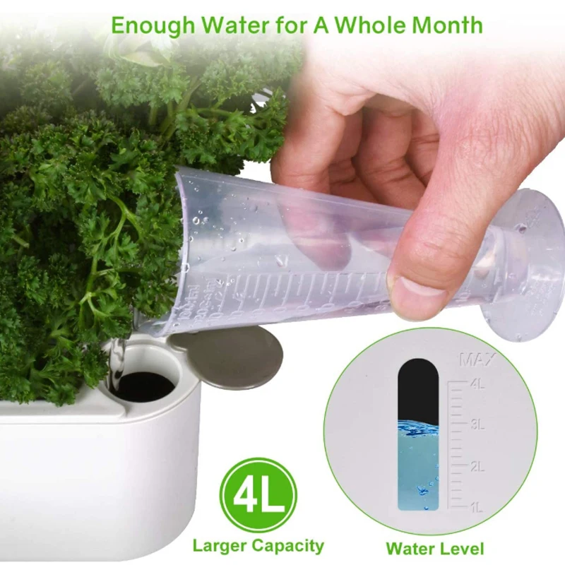 Hydroponics System Box Intelligent Full Spectrum Grow Light Soilless Cultivation Indoor Garden Planter Grow Lamp Nursery Pots
Hydroponics System Box Intelligent Full Spectrum Grow Light Soilless Cultivation Indoor Garden Planter Grow Lamp Nursery Pots