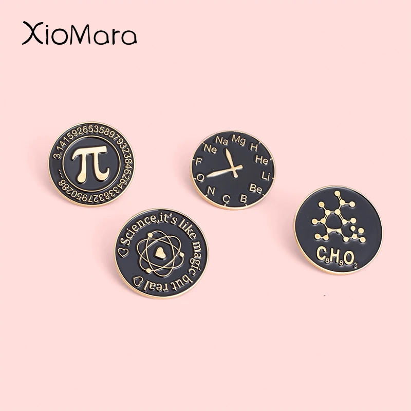 Science And Chemistry Clock Mathematical Formula Enamel Pins Badge Periodic Table Of Elements Brooches Lapel Bag Jewelry Gifts
Science And Chemistry Clock Mathematical Formula Enamel Pins Badge Periodic Table Of Elements Brooches Lapel Bag Jewelry Gifts