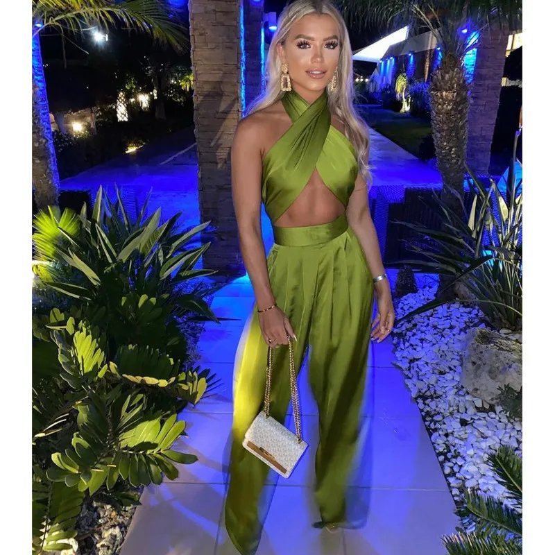 Hot Sale Sexy Bodycon Rompers Womens Jumpsuit Workout Active Wear Sleeveless 2021 Summer Satin Skinny Fashion Jumpsuits
Hot Sale Sexy Bodycon Rompers Womens Jumpsuit Workout Active Wear Sleeveless 2021 Summer Satin Skinny Fashion Jumpsuits